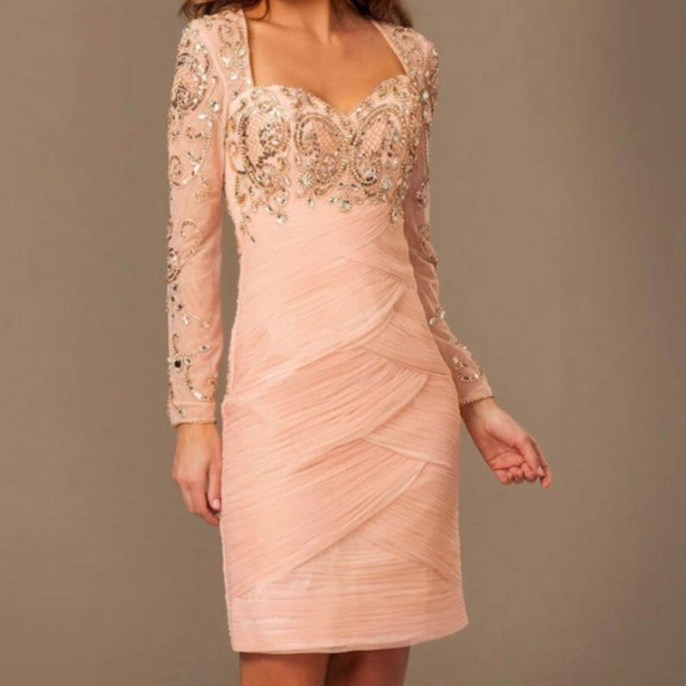 Jovani sleeves beaded